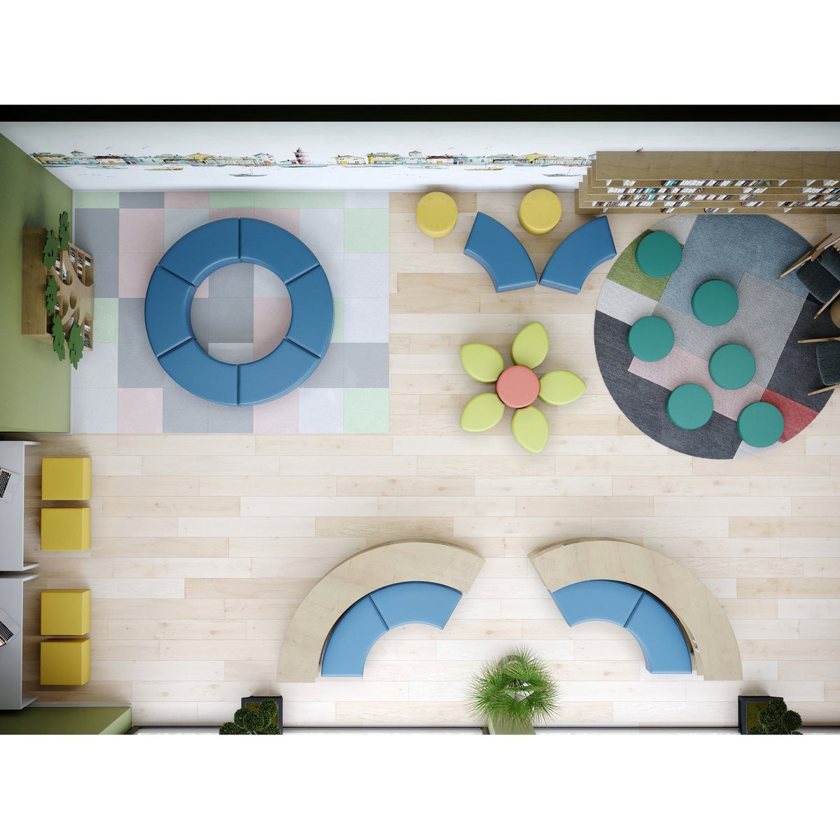 Flexxform Foam Ottomans — additional manufacturer image
