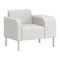 Flexxform Thk + Thn Waterfall Junior — Junior One Seat with Thick Left Arm — 29.75" × 20.25" × 24.25" — TTWJ1-TL