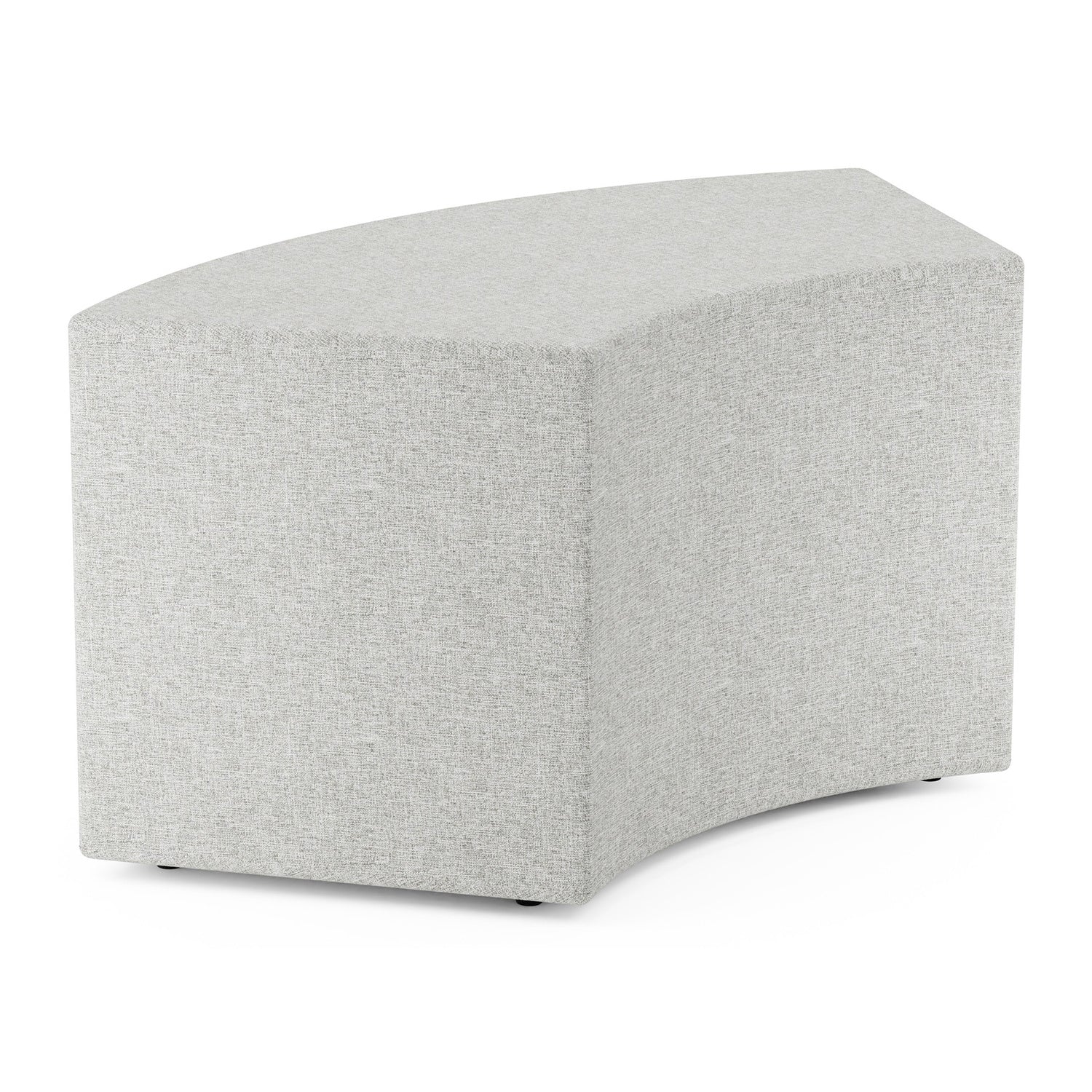 Flexxform Leo Ottoman — 60° curved ottoman — 18" high — LEO18