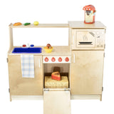 Four in One Play Kitchen | Trojan Classroom Furniture Interactive Play Furniture Trojan Classroom Furniture 