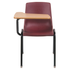 Maroon Honor Roll fixed tablet arm chair, front view