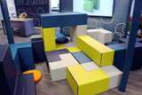 Imaginasium | Blocks & Blips Modular Lounge Seating, Student Modular Seating KI 