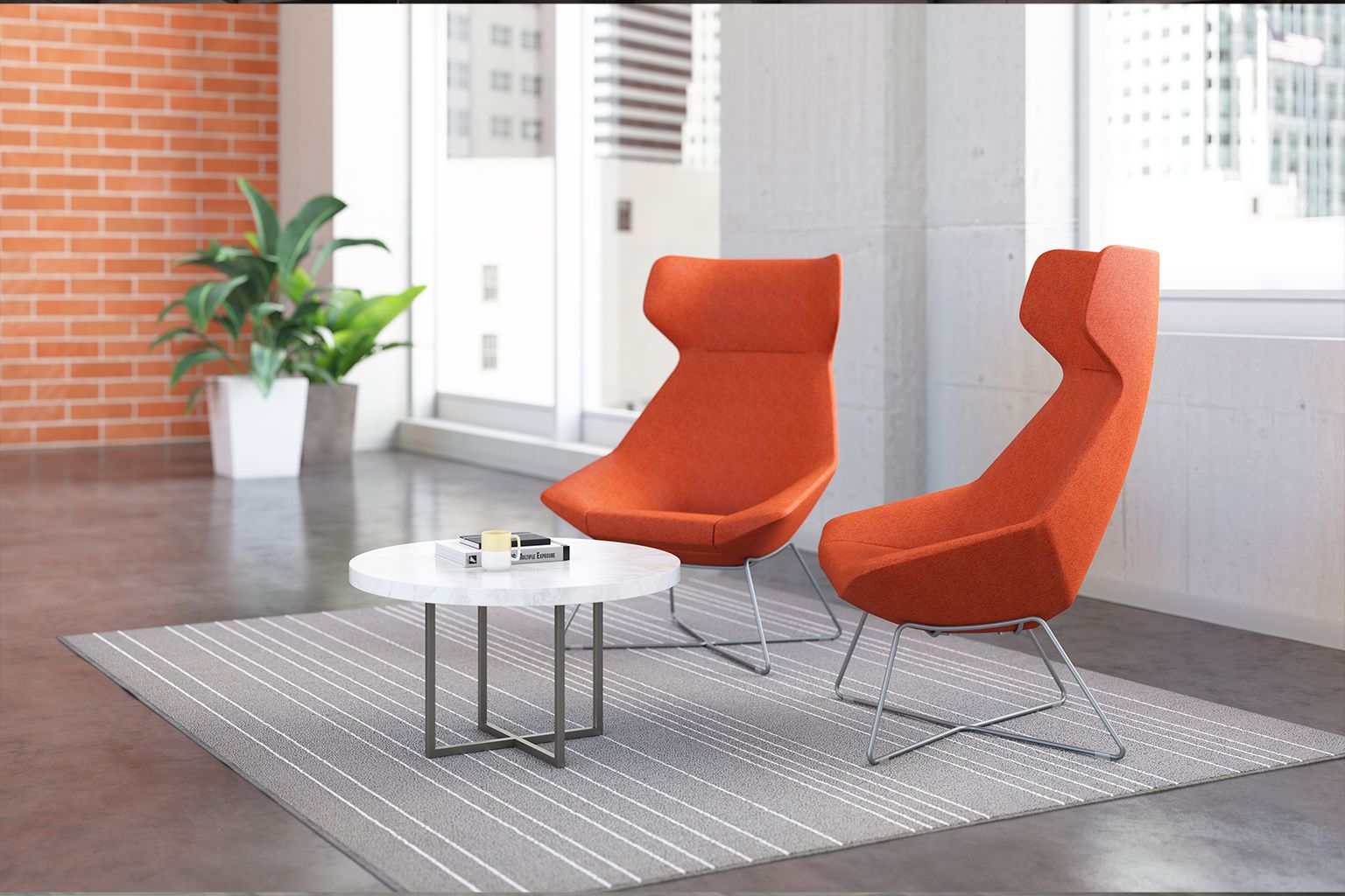 Jax Highback Lounge Chair Lounge Seating 9to5 Seating 