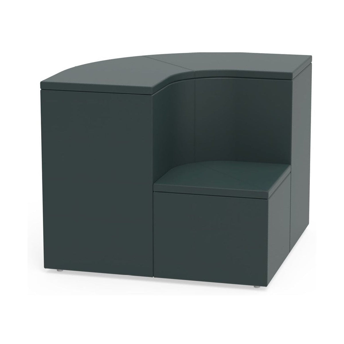 KI Clamber Tiered Seating: Two-tier inside corner
