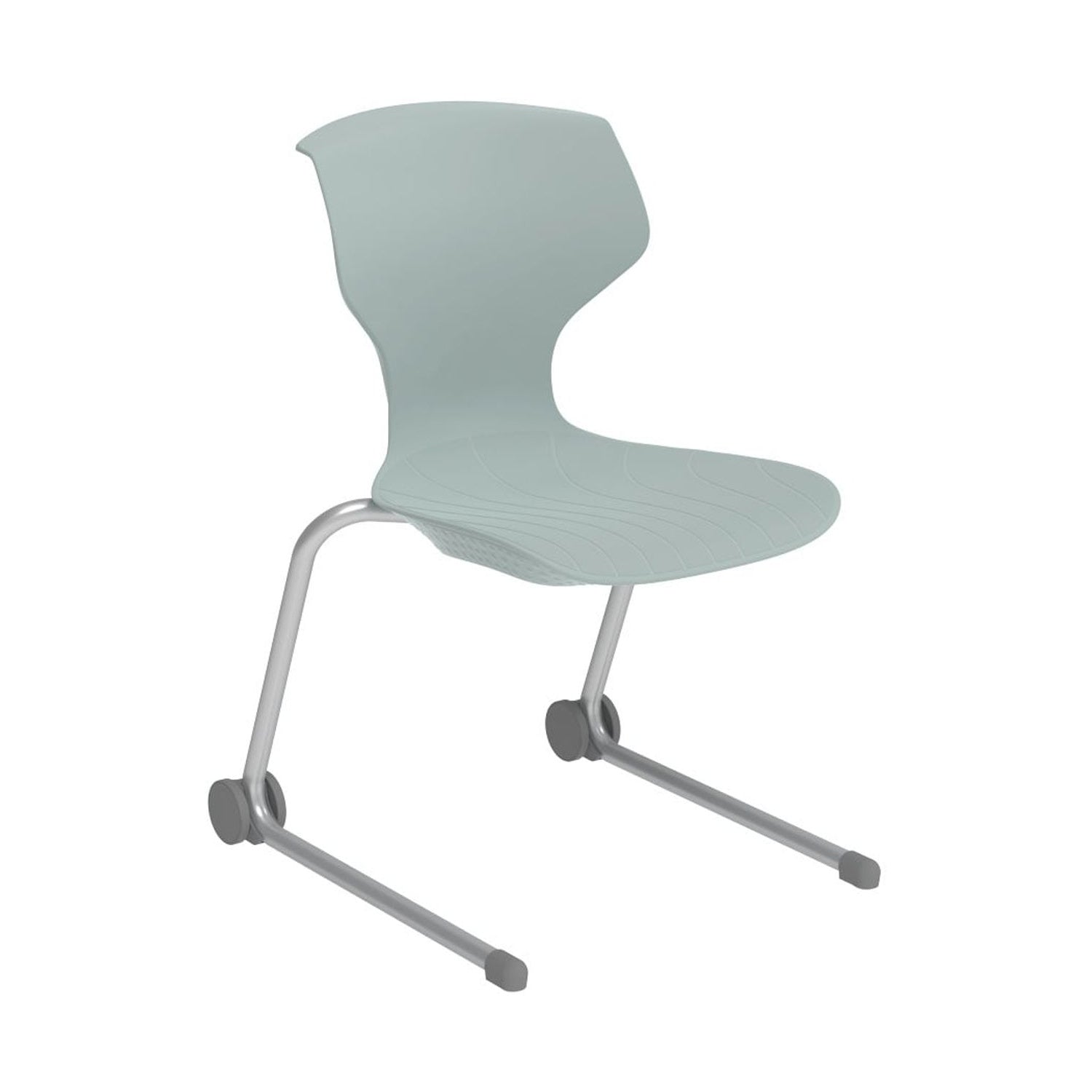 KI Cogni Chair: Cantilever with heel-wheel