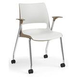 KI Doni Four Leg Stack Chair | Arm or Armless | Caster Option Guest Chair, Cafe Chair, Stack Chair KI 