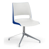 KI Doni Guest Chair | Four-star Swivel Base | 2 Tone Shell Guest Chair KI 