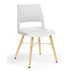 KI Doni Guest Chair | Tapered Leg | 2 Tone Shell Guest Chair, Cafe Chair KI 