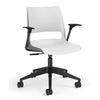 KI Doni Task Chair 2-Tone | Armless & with Arms | 5 Star Base Light Task Chair, Conference Chair, Computer Chair, Meeting Chair KI 