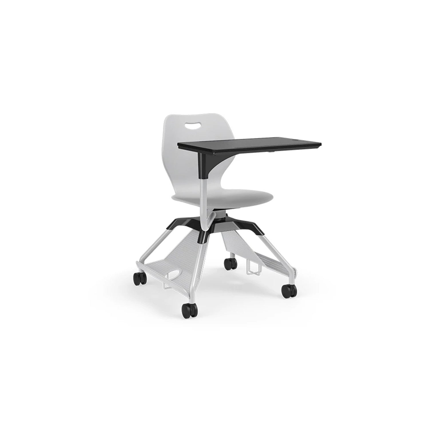 KI Learn2 intellect wave poly chair with worksurface