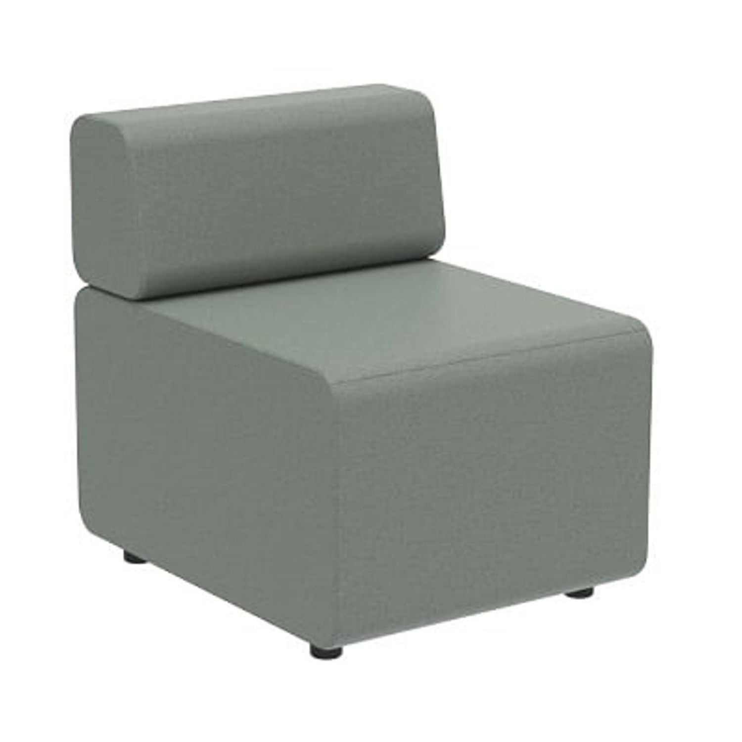 KI Zeker Modular Seating: Lounge chair — 24 inches