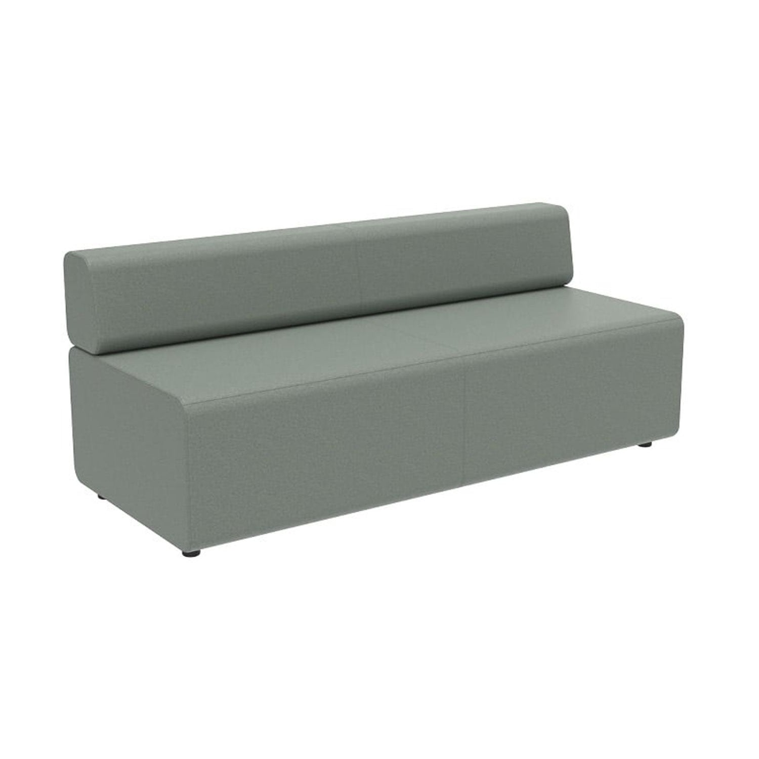 KI Zeker Modular Seating: Low-back rectangle — 72 inches