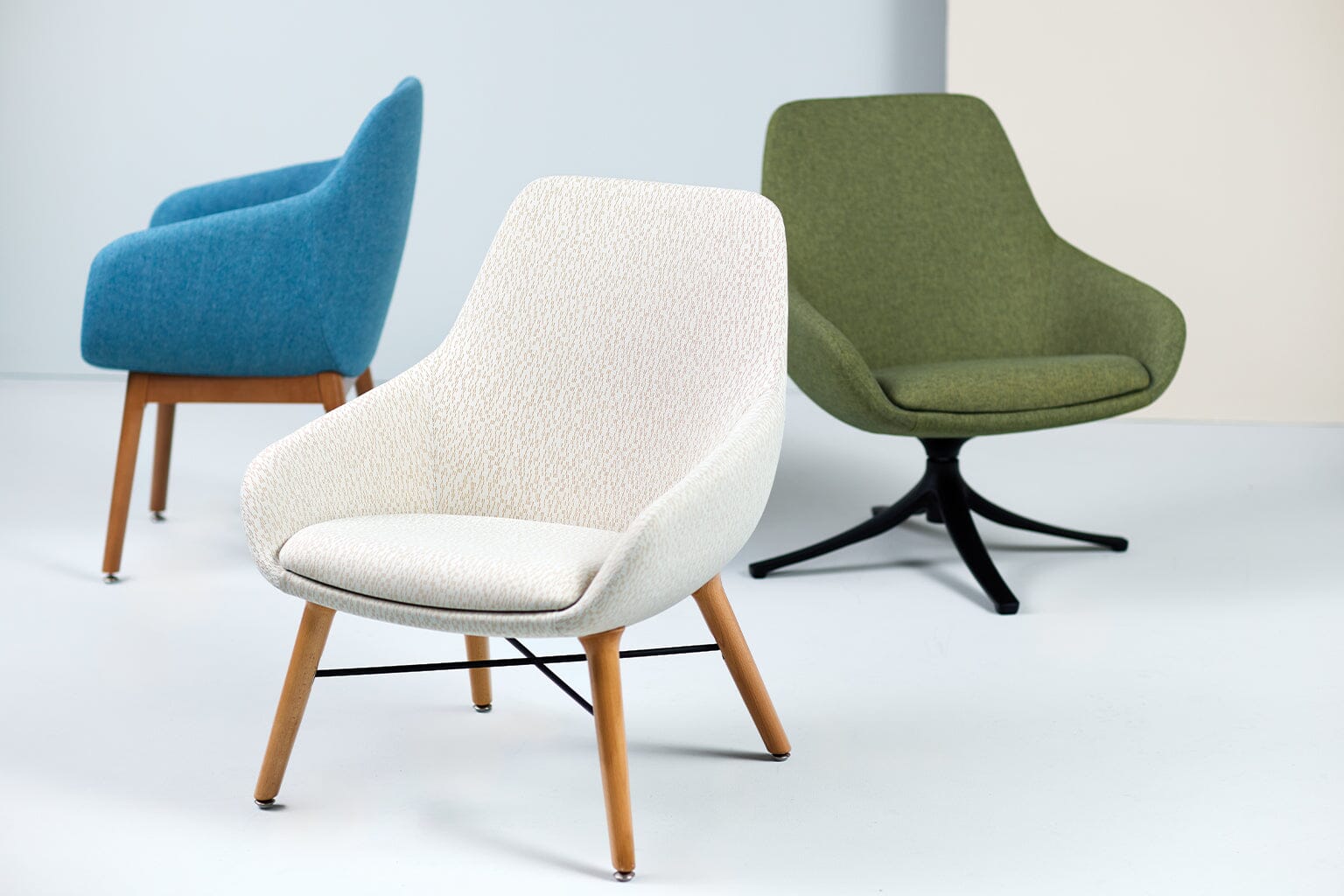 Lilly Midback Lounge Chair Lounge Seating 9to5 Seating 