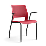 Lumin Series Four-Leg Stacking Chair | Ergonomic K-12 School & Classroom Seating Guest Chair, Cafe Chair, Stack Chair SitOnIt 
