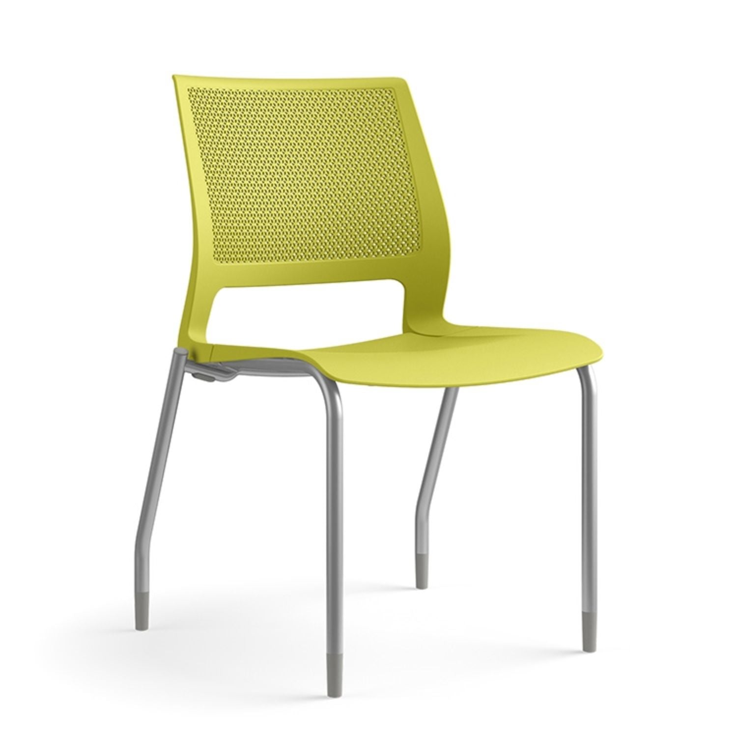 Lumin Series Four-Leg Stacking Chair | Ergonomic K-12 School & Classroom Seating Guest Chair, Cafe Chair, Stack Chair SitOnIt 