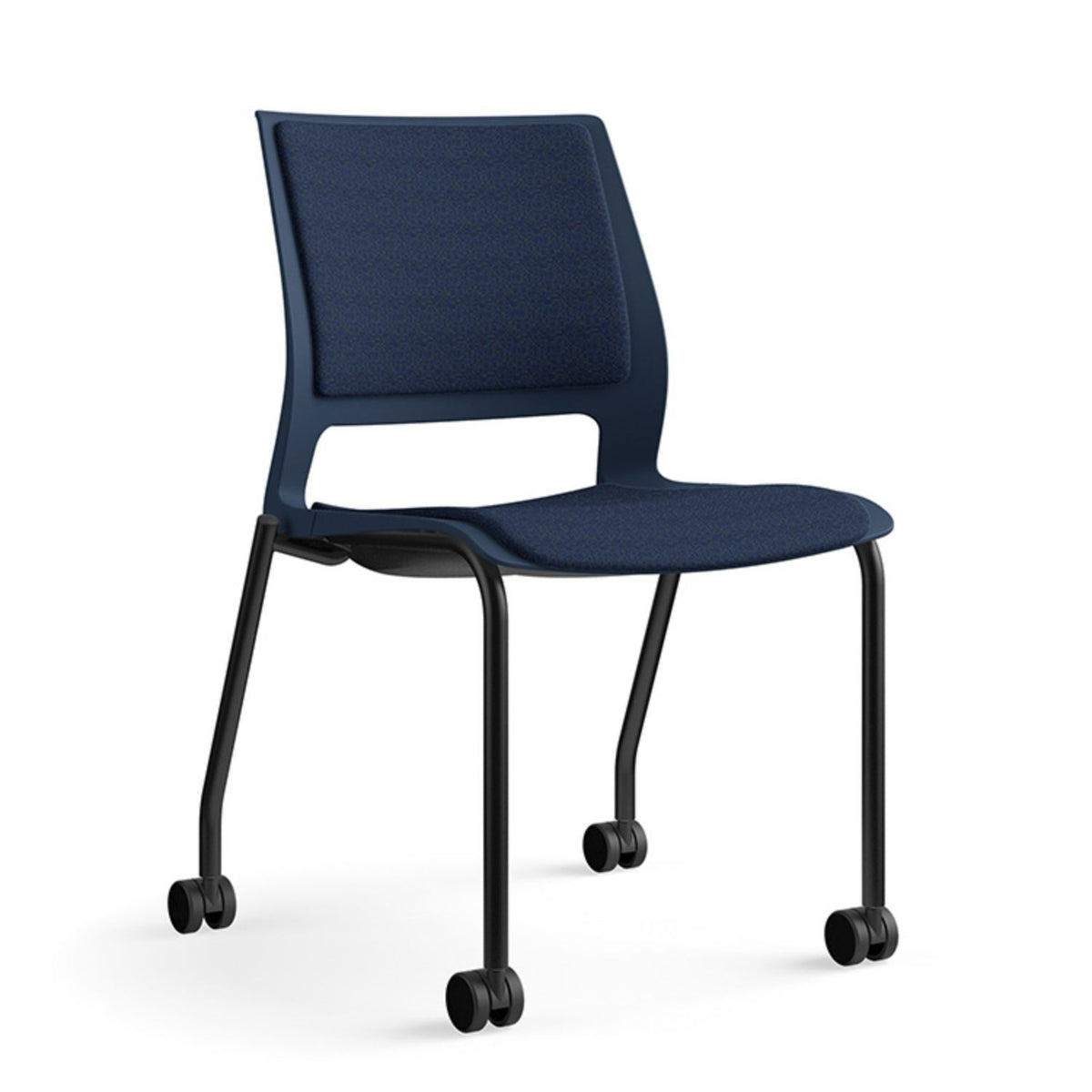 Lumin Series Four-Leg Stacking Chair | Ergonomic K-12 School & Classroom Seating Guest Chair, Cafe Chair, Stack Chair SitOnIt 