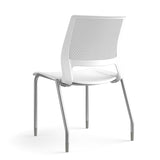 Lumin Series Four-Leg Stacking Chair | Ergonomic K-12 School & Classroom Seating Guest Chair, Cafe Chair, Stack Chair SitOnIt 