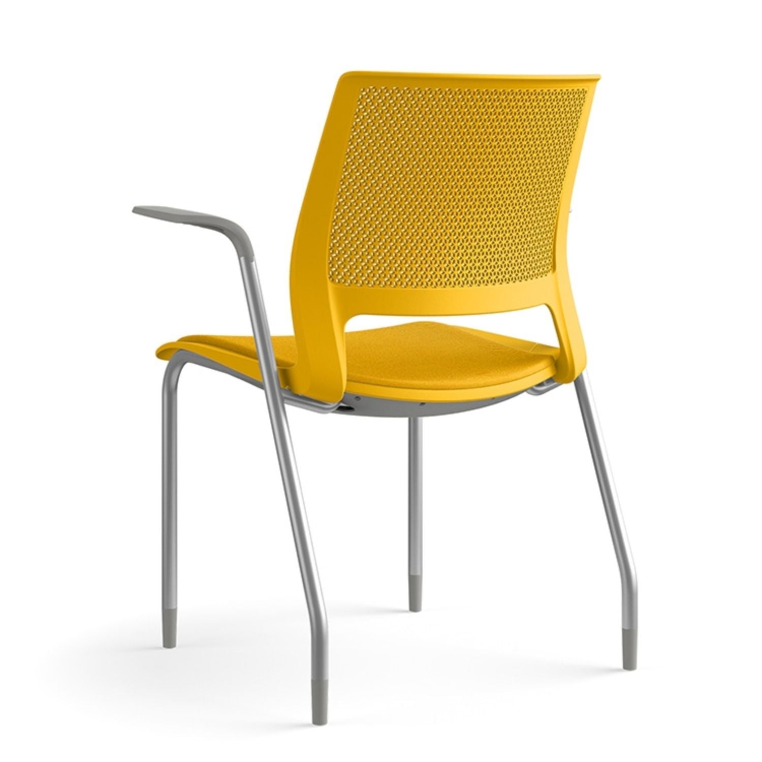 Lumin Series Four-Leg Stacking Chair | Ergonomic K-12 School & Classroom Seating Guest Chair, Cafe Chair, Stack Chair SitOnIt 
