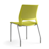 Lumin Series Four-Leg Stacking Chair | Ergonomic K-12 School & Classroom Seating Guest Chair, Cafe Chair, Stack Chair SitOnIt 