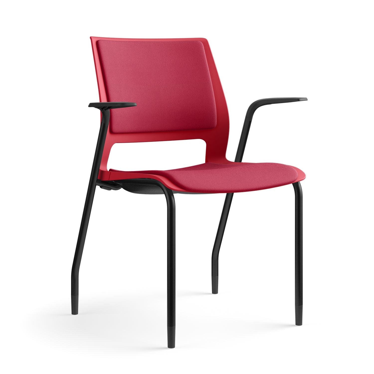 Lumin Series Four-Leg Stacking Chair | Ergonomic K-12 School & Classroom Seating Guest Chair, Cafe Chair, Stack Chair SitOnIt 