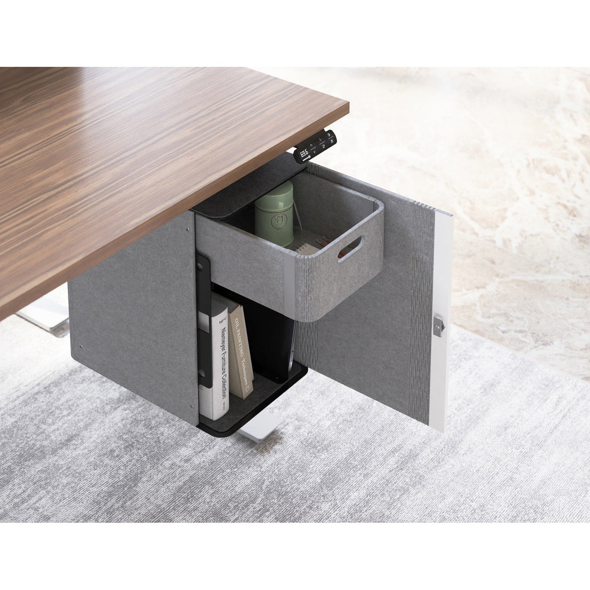 Mochi by Workspace48 — manufacturer illustration; optional components may be shown