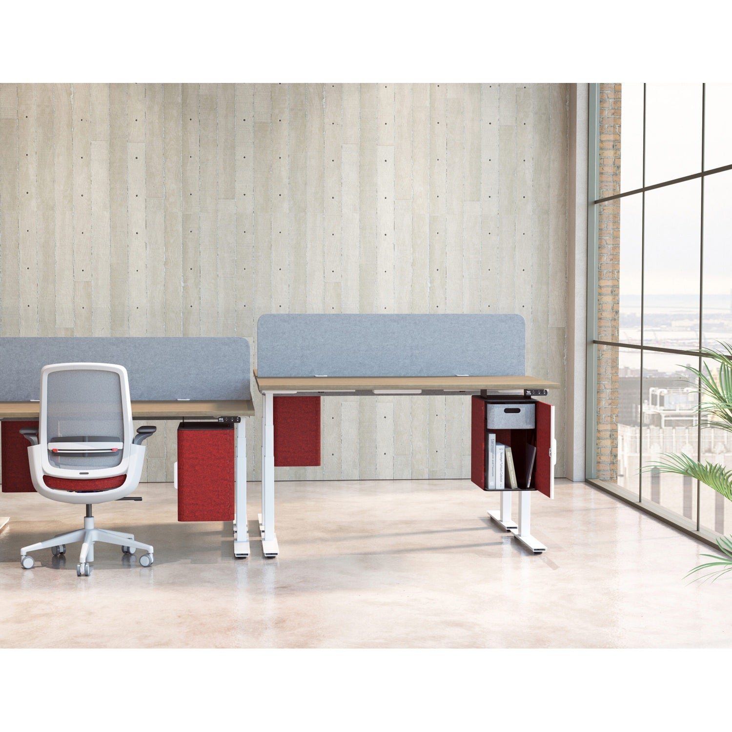Mochi by Workspace48 — manufacturer illustration; optional components may be shown