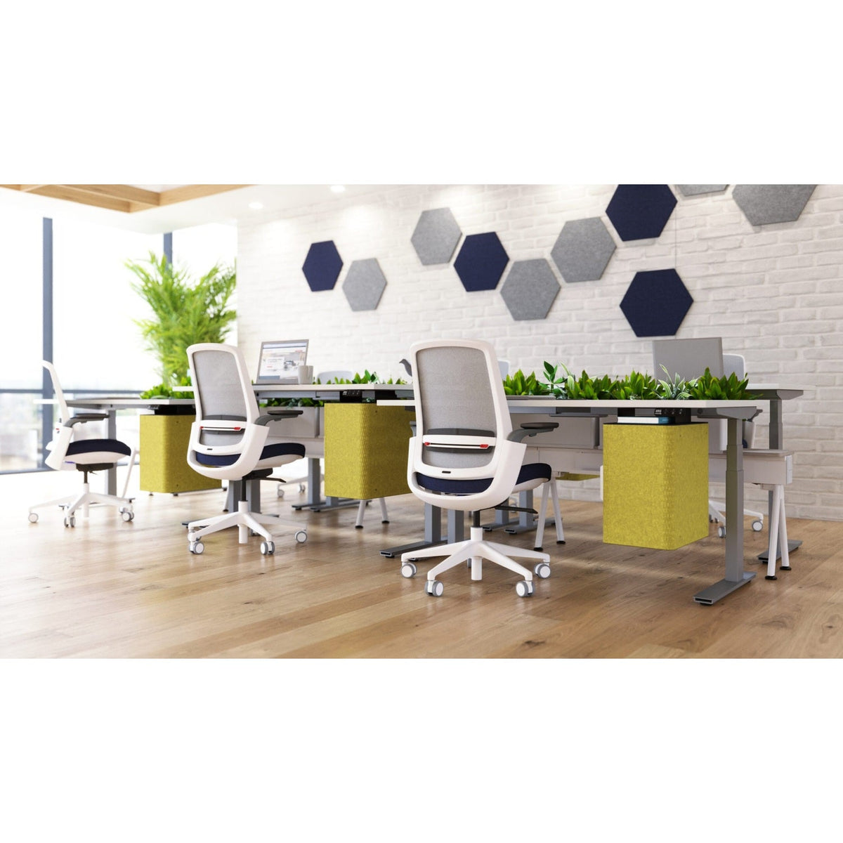 Mochi by Workspace48 — manufacturer illustration; optional components may be shown