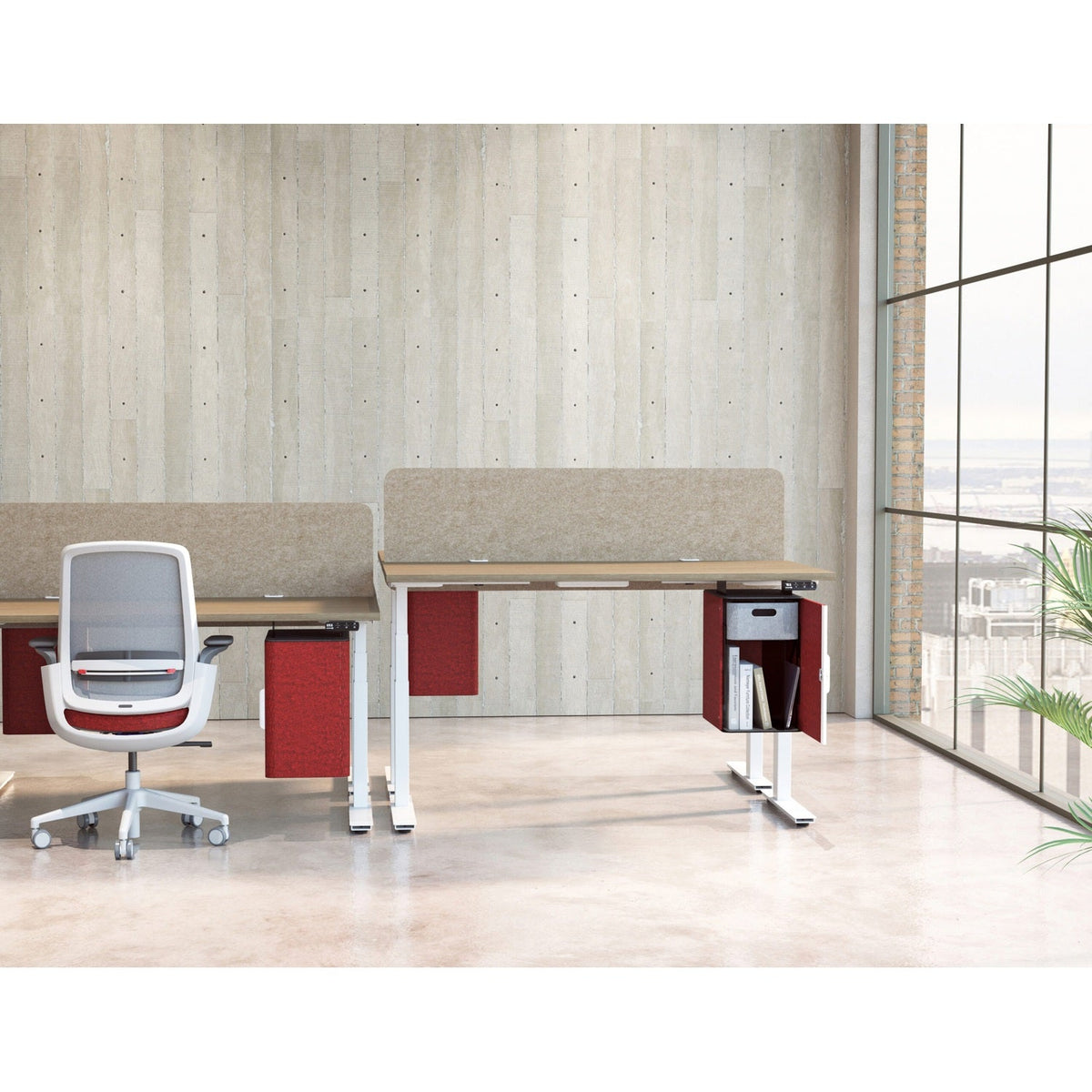 Mochi by Workspace48 — manufacturer illustration; optional components may be shown
