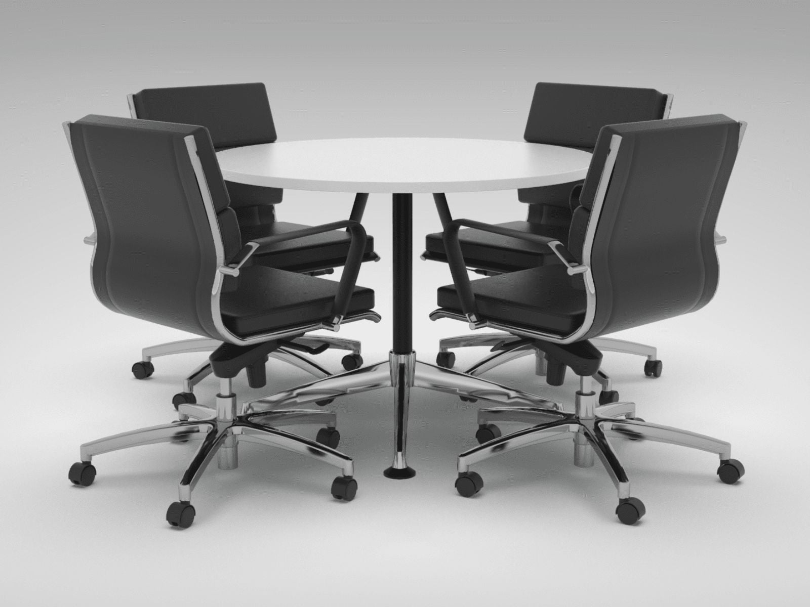 Modulus 4 Leg Tables - Sleek Design & Quick Shipping Conference Table, Meeting Table Workspace 48 