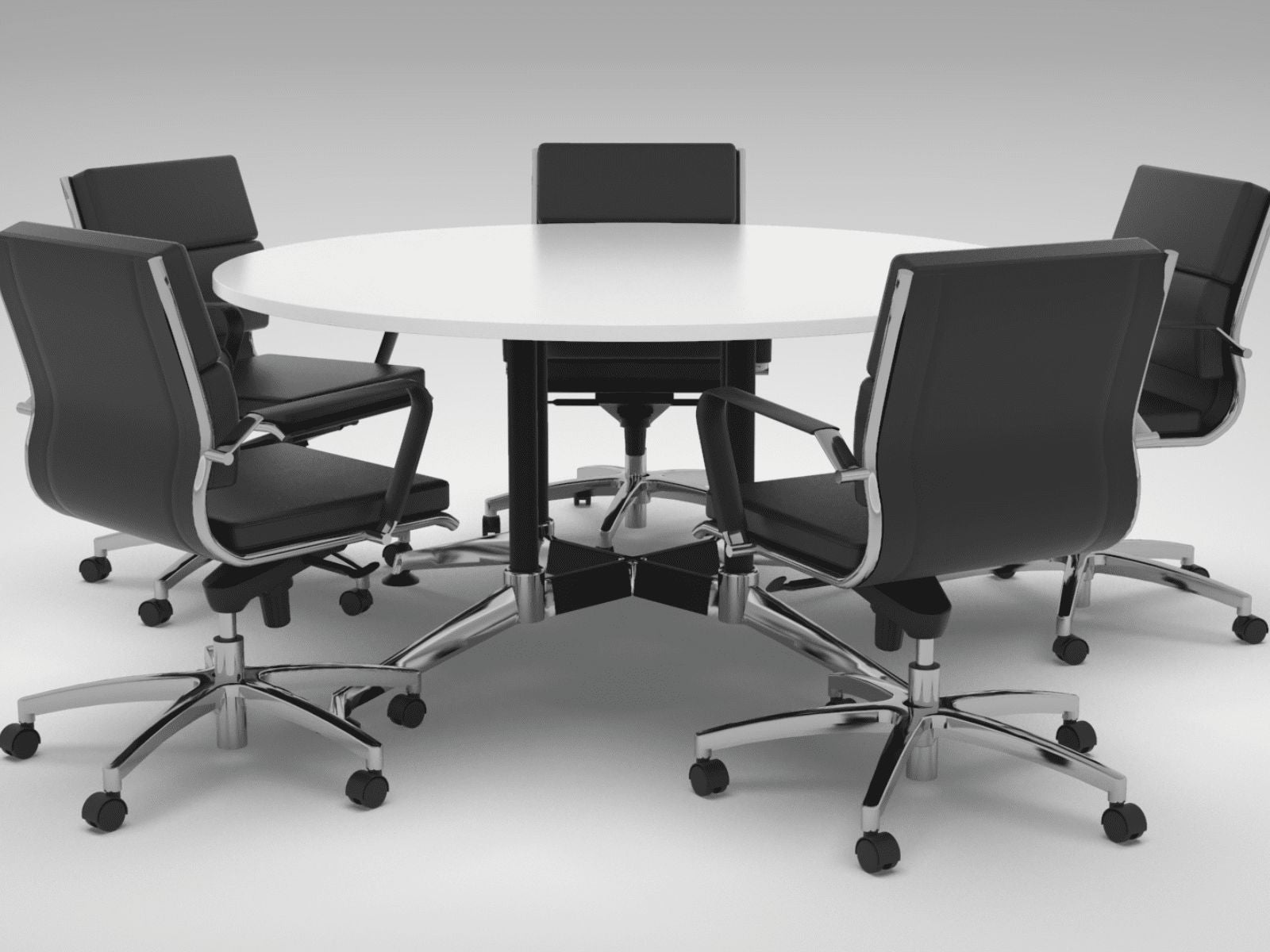 Modulus 4 Leg Tables - Sleek Design & Quick Shipping Conference Table, Meeting Table Workspace 48 