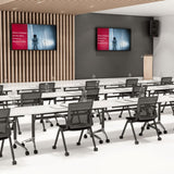 Modulus Flip Top Tables - Sleek & Versatile Flip Top Table Workspace 48 