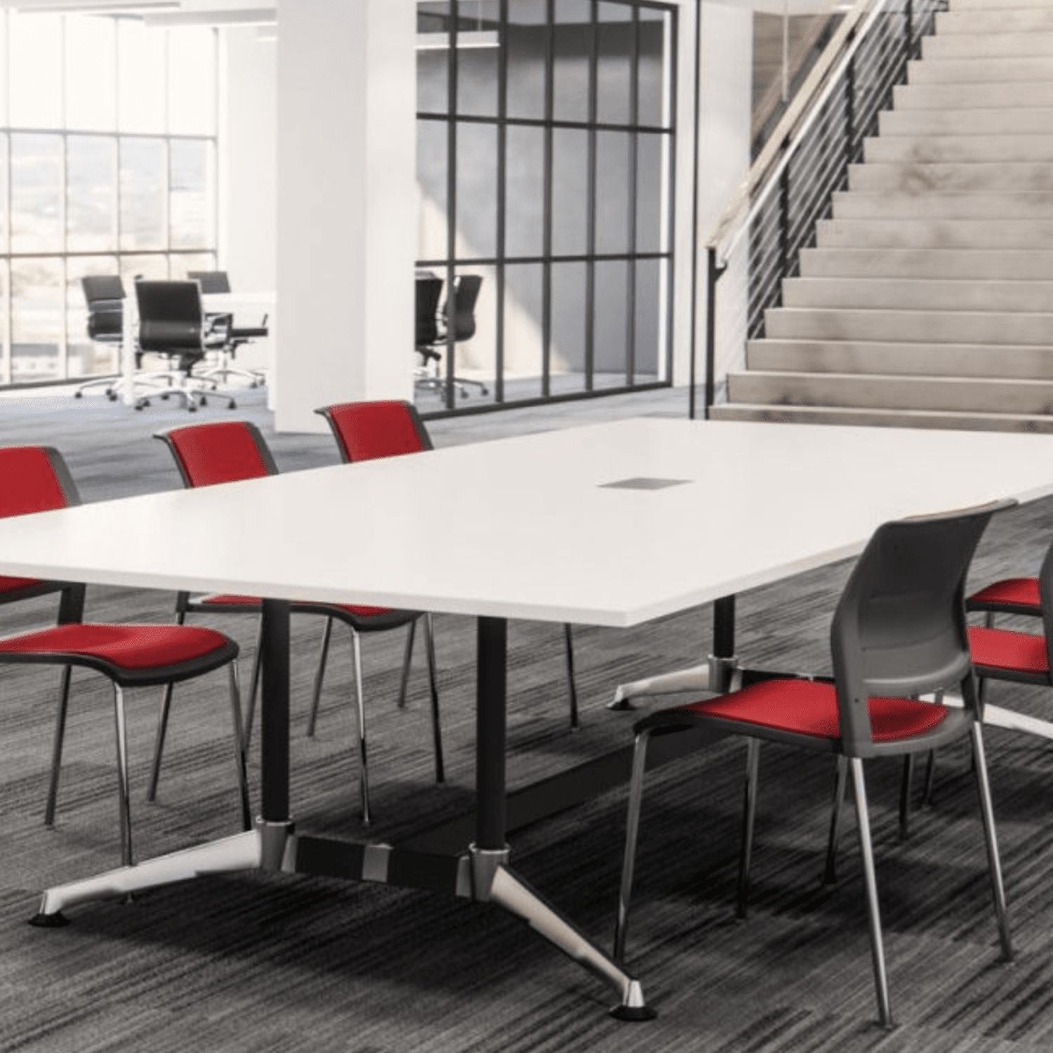 Modulus Modular Boardroom Table - Ships in 48hrs Conference Table, Meeting Table Workspace 48 