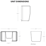 Motion Meeting - a 4-Seater Privacy Booth Lounge Seating, Meeting Table Workspace 48 