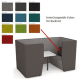 Motion Meeting by Workspace48 - a 4-seater privacy booth Lounge Seating, Meeting Table Workspace 48 