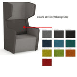 Motion Wing 1 | Lounge Chair With Acoustic Privacy Lounge Seating Workspace 48 