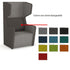 Motion Wing 1 | Lounge Chair With Acoustic Privacy Lounge Seating Workspace 48 