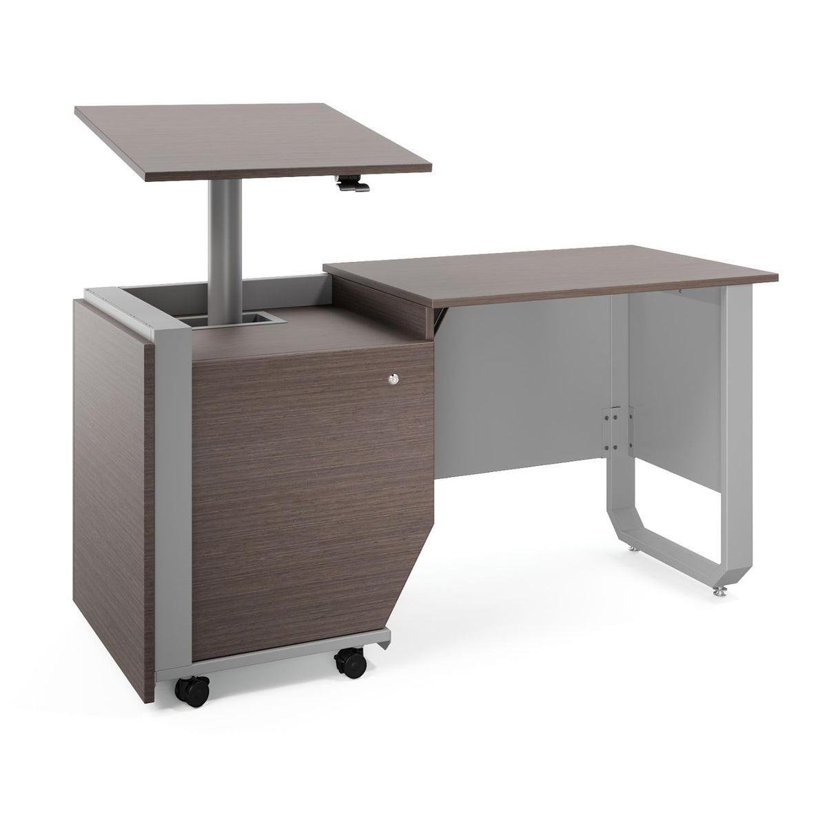 Motum Split-Height Teacher Desk Teachers Desks Smith System 