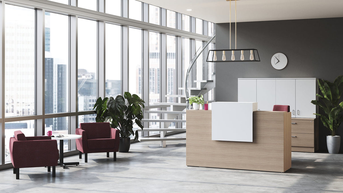 Newland | Reception Desk Package Office Desk Set OfficesToGo 