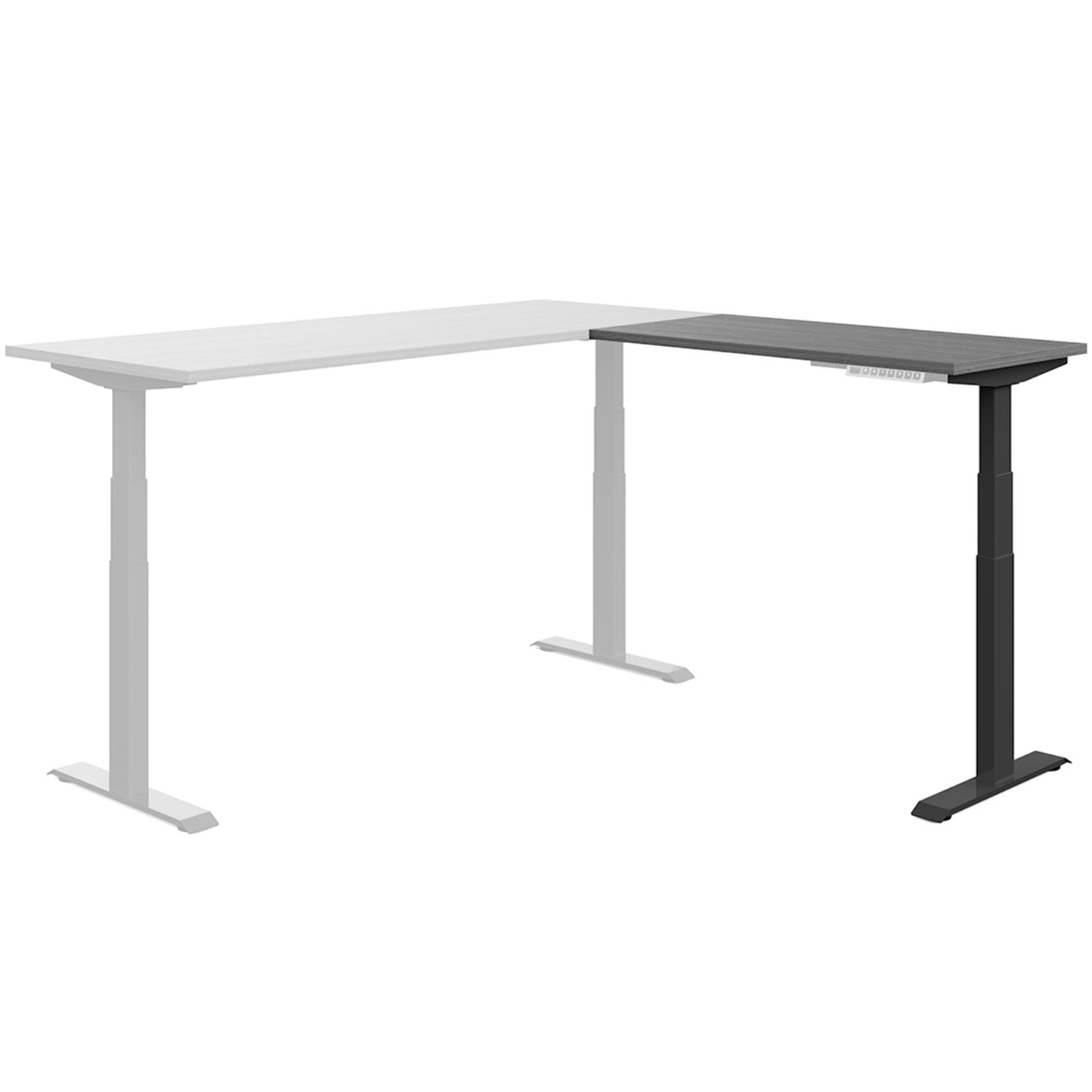 Newland | Sit-Stand Workstation Height Adjustable Table, Workstation OfficesToGo 