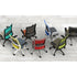 Novo Ergonomic Mesh Back Stool for Schools | Mid-Back Task Stool with Fabric Seat Stools SitOnIt 
