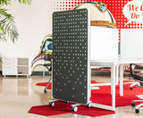 Orbit Mobile Acoustic Divider by Workspace48 Privacy Screen, Whiteboard Workspace 48 