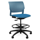 Orbix Light Task Stool – Ergonomic Classroom Stool with Upholstered Seat Option Stools SitOnIt 