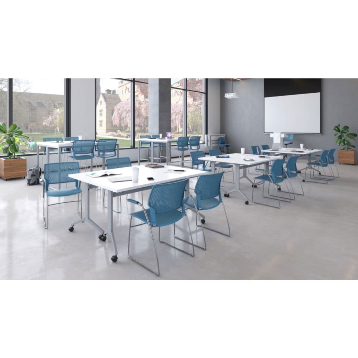 Orbix Wire Rod Stool by SitOnIt | Plastic Shell, Armless Stools SitOnIt 