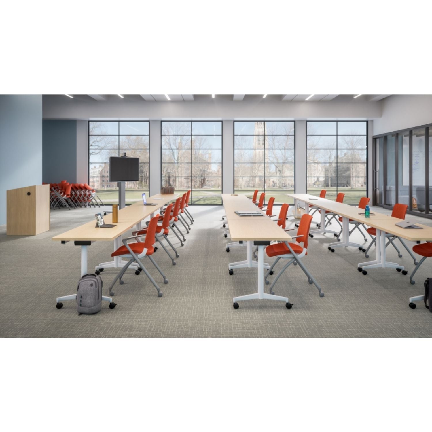 Parallon Training Tables | Flip-Top & Fixed Base | Durable Classroom Furniture SitOnIt 