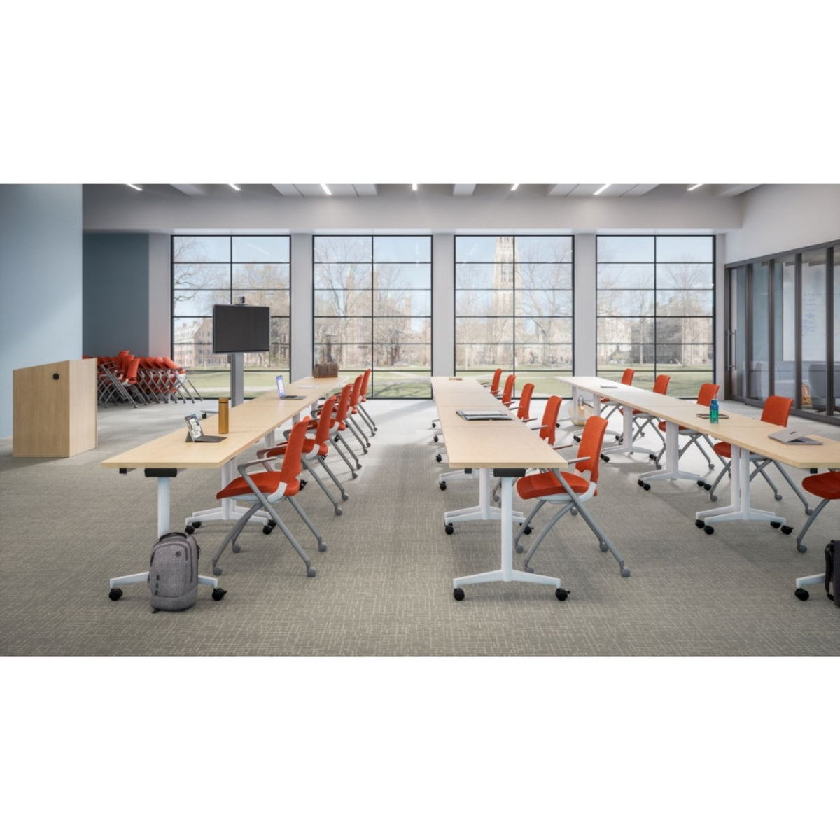 Parallon Training Tables | Flip-Top & Fixed Base | Durable Classroom Furniture SitOnIt 