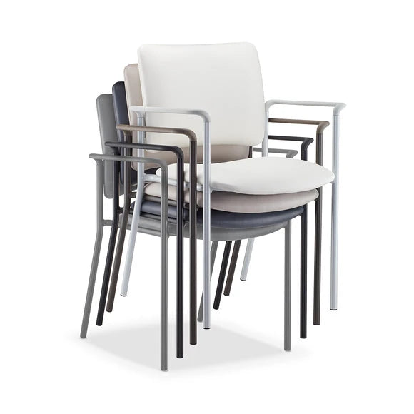 Rainbow Stacking Chairs | Durable Steel Frame & Versatile Design Guest Chair, Cafe Chair, Stacking Chair, Quickship AllSeating 