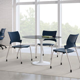 Relay 4-Leg Stacking Chair – Durable Polypropylene Seating for Classrooms & Training Guest Chair, Cafe Chair, Stack Chair SitOnIt 