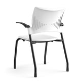 Relay 4-Leg Stacking Chair – Durable Polypropylene Seating for Classrooms & Training Guest Chair, Cafe Chair, Stack Chair SitOnIt 