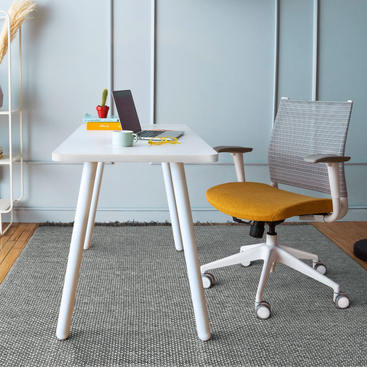 Reya Student Desk | Angled & Straight Leg Options | Durable Classroom Furniture Home Office SitOnIt 