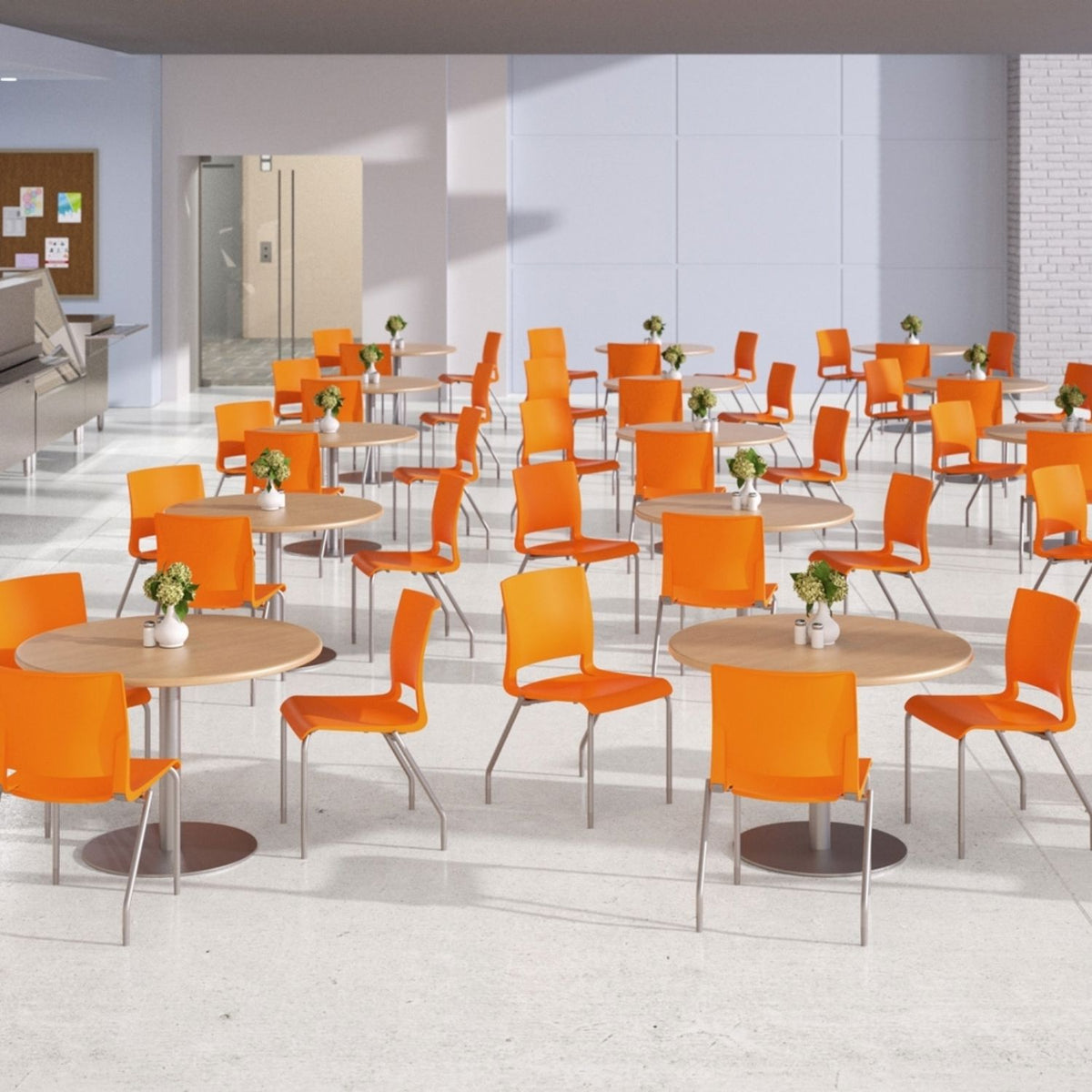 Rio Stackable Plastic Chair with ARC Technology | Durable K-12 School & Classroom Seating Guest Chair, Stack Chair SitOnIt 